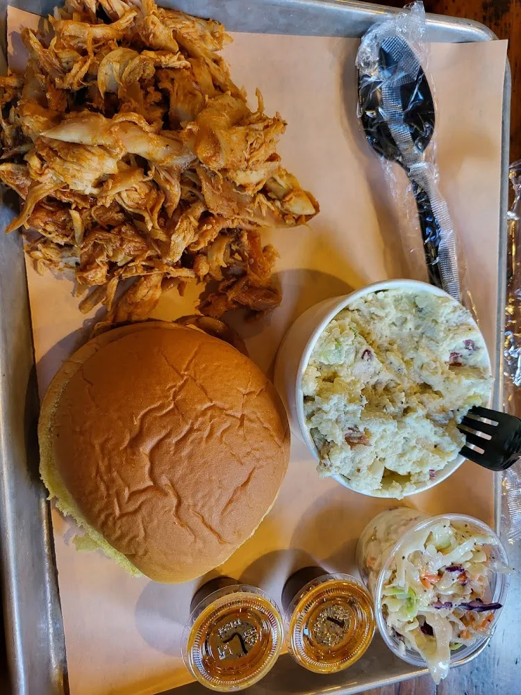 Pulled Chicken Platter 2 Sides
